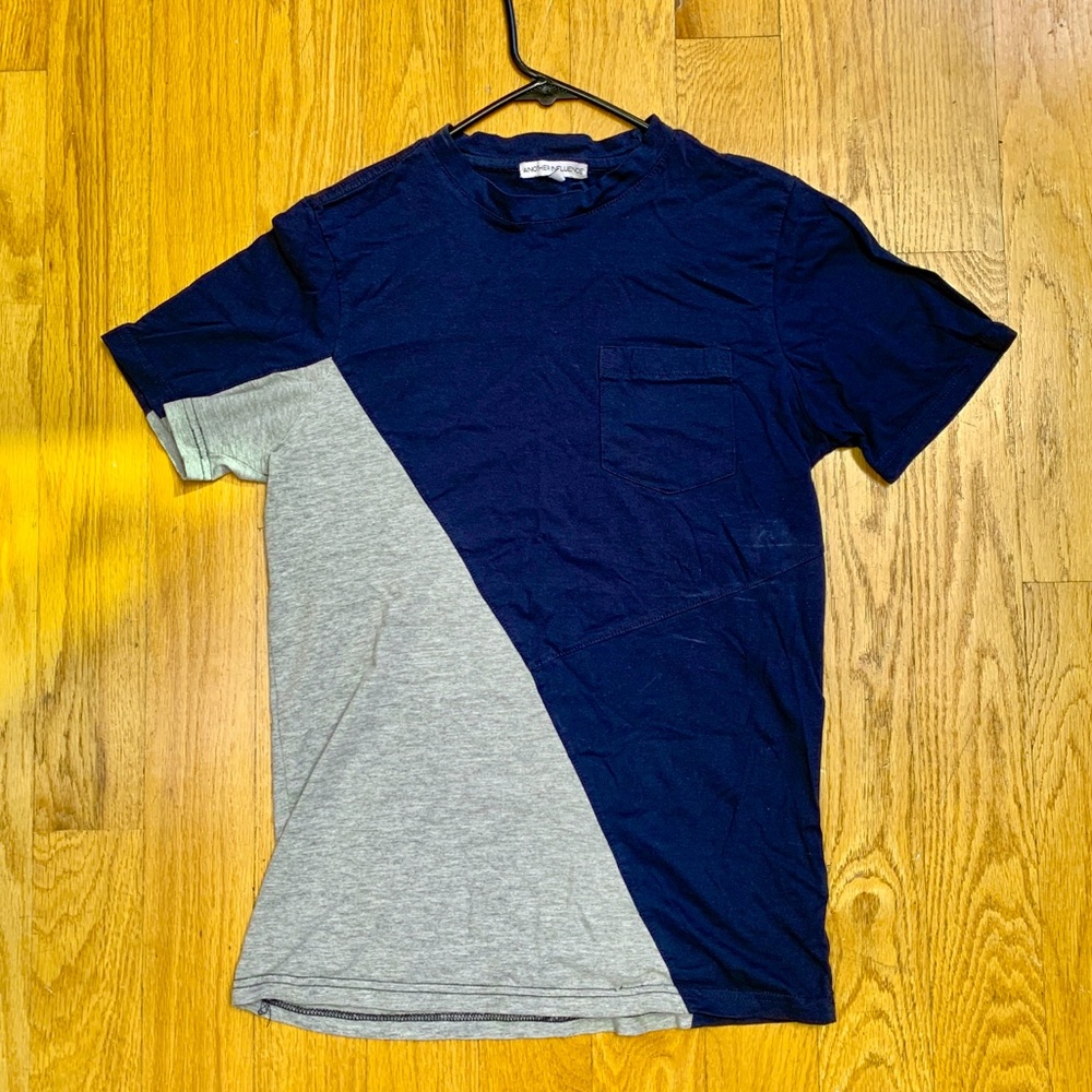 Another Influence T-shirt Diagonal Cut